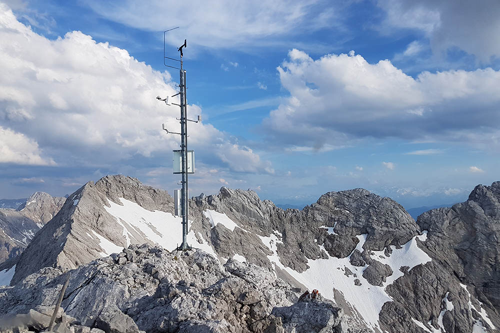 Automatic climate station at Hinterberghorn