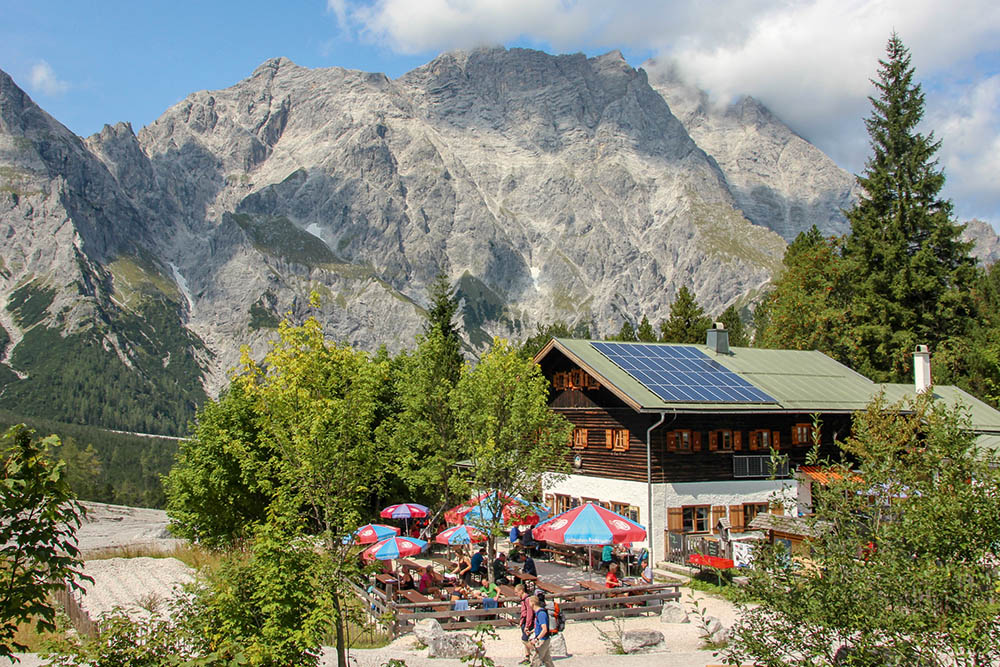 Comparison photo - Wimbachgrieshütte