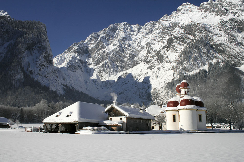 St. Bartholomä in winter