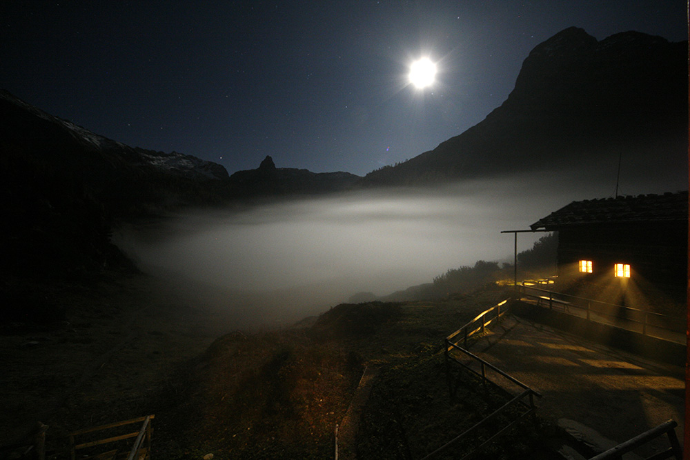 Funtensee bei Nacht